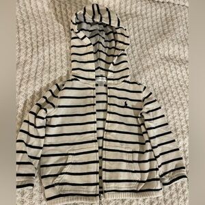 Ralph Lauren Cream and Black Striped Garment